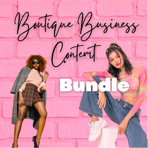 The Boutique Women s Clothing Business Content Bundle