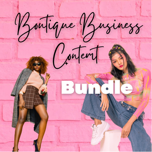 The Boutique (Women’s Clothing) Business Content Bundle
